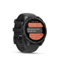 Garmin Fenix 8 3,56 cm (1.4") AMOLED 47 mm Digitaal 454 x 454 Pixels Touchscreen Zwart Wifi GPS - thumbnail
