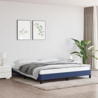 Bedframe zonder matras stof blauw 180x200 cm - thumbnail