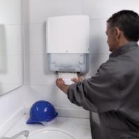 Handdoekdispenser Tork H5 Elevation PeakServe klein wit 552550 - thumbnail