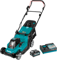 Makita lm003gm103 xgt 40v max grasmaaier 38cm | 1 x 40 v max accu 4,0ah en lader dc40rc - lm003gm103 - thumbnail