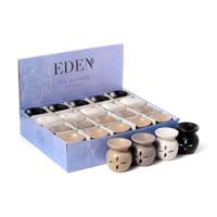 Eden Small Steen Effect Uitgesneden Bloem Geurbrander - thumbnail