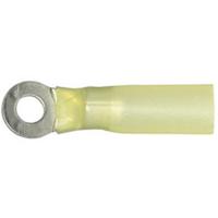 Vogt Verbindungstechnik 3652ah Ringkabelschoen Met krimpkous Dwarsdoorsnede (max.): 6 mm² Schachtdiameter: 4.3 mm Deels geïsoleerd Geel 1 stuk(s) - thumbnail