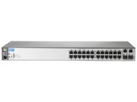 HP ProCurve 2620-24 netwerkschakelaar (2,9µs, 10/100/1000 Mbps, 12,8 Gbit/s, Gigabit Ethernet, IEEE 802.3, IEEE 802.3ab, RJ-45) grijs - thumbnail