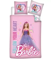 Barbie Dekbedovertrek follow your heart 100 X 135 Cm katoen - thumbnail