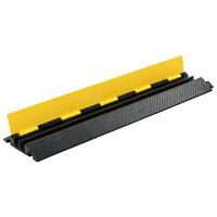 VidaXL Kabelbeschermer drempels 2 tunnels 101,5 cm rubber 4 st - thumbnail