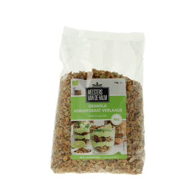 Granola koolhydraat verlaagd bio 1 Kilogram