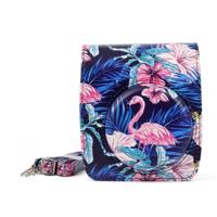 Flamingo patroon PU leder beschermende Case cameratas voor FUJIFILM Instax Mini90 Camera - thumbnail