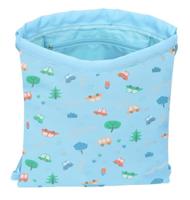 Rugtas met Koordjes Safta Coches Blauw 26 x 34 x 1 cm - thumbnail