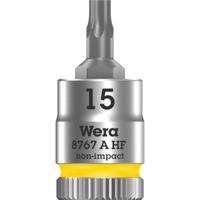 Wera 8767 A HF TORX® Zyklop Bit/dop-combinatie met 1/4" Aandrijving met Vasthoudfunctie, TX 15 x 28 mm - 1 stuk(s) - 05003363001 - thumbnail