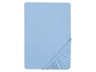 Biberna Jersey hoeslaken (Ijsblauw, 90-100 x 200 cm) Biberna Jersey hoeslaken (Ijsblauw, 90-100 x 200 cm)