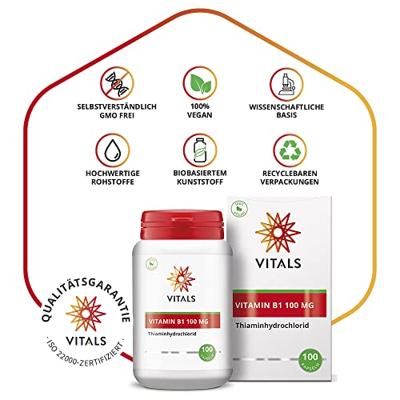 Vitamine B1 100 mg - 100 capsules - thumbnail