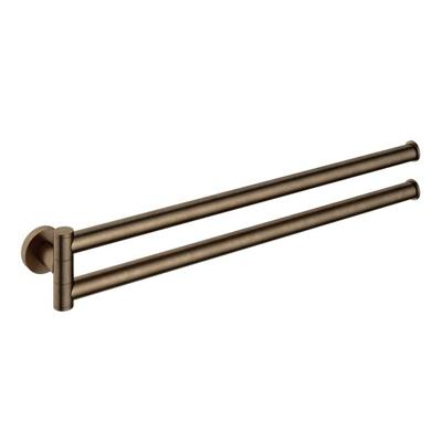 Hotbath &MORE Handdoekhouder Draaibaar AB - Living Colours vormen een natuurlijk patina Verouderd messing BAA15AB