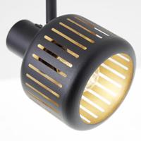 Brilliant 3-lichts plafondlampTyas zwart met goud - 99944/86 - thumbnail