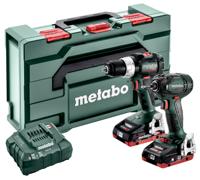 Metabo Accu Combo Set 2.1.12: SB 18LT BL+SSD 18 LTX 200 BL | 18 V | 2 x LiHD 4.0 Ah, ASC 55 | In Metabox - 685124000 - thumbnail