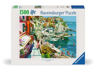 Ravensburger - Puzzel voor volwassenen - Puzzel van 1500 stukjes - Romantiek in de Cinque Terre - 14 jaar en ouder - Puzzel van topkwaliteit - 12000430