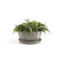 Ecopots Brussels kunststof bloempot Taupe - Ø 23,1 cm - thumbnail