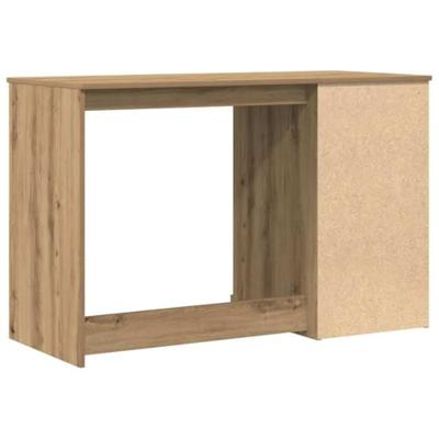 Bureau artisanaal eikenkleurig 50 x 115 x 75 cm Bewerkt hout