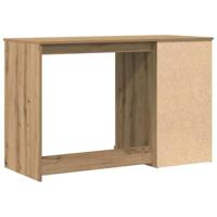 Bureau artisanaal eikenkleurig 50 x 115 x 75 cm Bewerkt hout - thumbnail