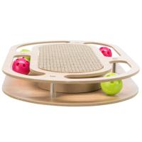 TRIXIE KRABKARTON MET SPEELGOED HOUT MET CATNIP 46X25X4 CM - thumbnail