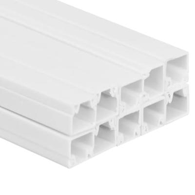 VidaXL Kabelgoot 15x10 mm 10 m pvc VidaXL Kabelgoot 15x10 mm 10 m pvc