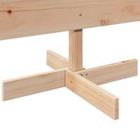 VidaXL Kerstdecoratie kerstboom 180 cm massief grenenhout - thumbnail