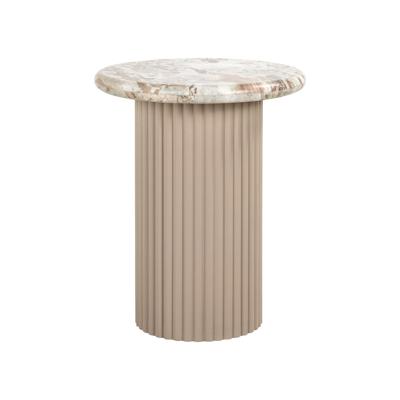 Richmond Ronde Bijzettafel 'Coronel' Marmer, 50cm Richmond Ronde Bijzettafel 'Coronel' Marmer, 50cm