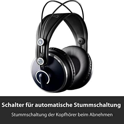 AKG Harman K271 MkII Over Ear koptelefoon Kabel Zwart Studio