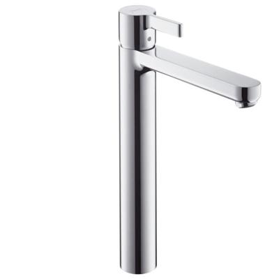 Hansgrohe Metris S verhoogde wastafelkraan Highriser chroom 31022000