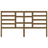 Hoofdbord 186x4x104 cm massief grenenhout honingbruin - thumbnail
