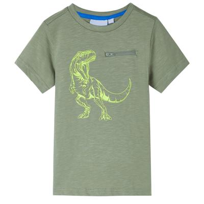 Kindershirt met korte mouwen 116 lichtkakikleurig Kindershirt met korte mouwen 116 lichtkakikleurig