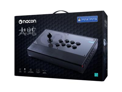 NACON PS4OFARCADESTICK game controller Zwart Vluchtsimulator Analoog/digitaal PC, PlayStation 4, Playstation 3