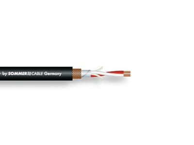 SOMMER CABLE DMX Cable 2x0.34 100m bk BINARY FRNC