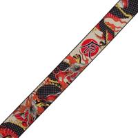 Levys Leathers MPD2C-123 polyester gitaarband met print - Japanse draak - thumbnail