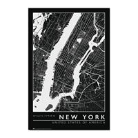 Poster New York City Map 61x91,5cm - thumbnail