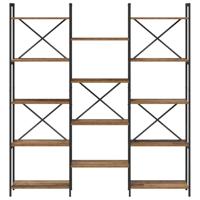 Boekenkast Oud hout 156 x 25 x 167.5 cm Bewerkt hout - thumbnail