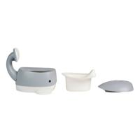 Babytrold - Baby Whale Potty - White and Grey - thumbnail