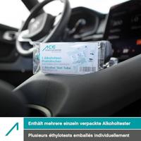 ACE Alcoholtester Wit, Blauw, Geel 0.0 tot 0.5 ‰ Met NFX keurmerk - thumbnail