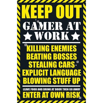 GBeye Gaming Keep Out Poster 61x91,5cm GBeye Gaming Keep Out Poster 61x91,5cm