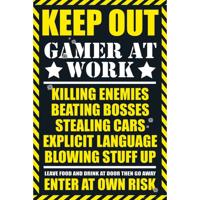 GBeye Gaming Keep Out Poster 61x91,5cm - thumbnail