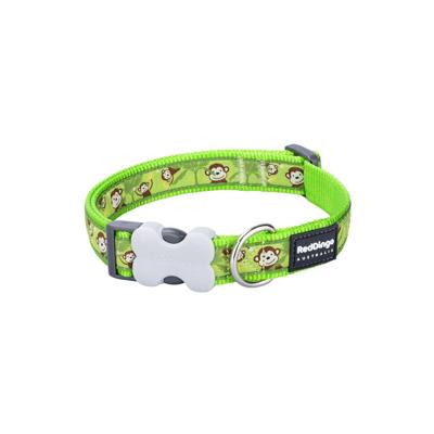 Hondenhalsband Red Dingo STYLE MONKEY LIME GREEN 15 mm x 24-36 cm Hondenhalsband Red Dingo STYLE MONKEY LIME GREEN 15 mm x 24-36 cm