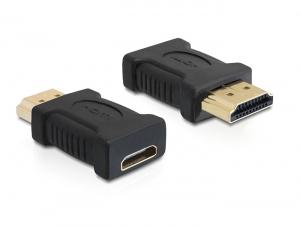 Delock 65262 Adapter High Speed HDMI - A male naar C female