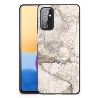 Samsung Galaxy M52 Marmeren Print Telefoonhoesje Marmer Beige - thumbnail