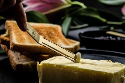 Kaas- en botermessenset - LIFESTYLE - Roestvrij staal - 6-delig - Goud