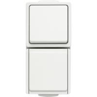 N & L 22534 Compleet Opbouw spatwaterdicht Wit 1 stuk(s) - thumbnail