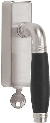 Formani TIMELESS 1934-DKLOCK draaikiepgarnituur afsluitbaar linksdraaiend - mat nikkel/ebbenhout