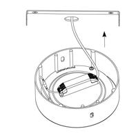 Eglo Led plafondlampFueva 1 11w - 3000K - 17cm nikkel mat - 94523 - thumbnail