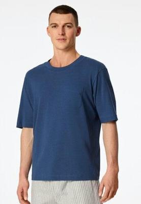 Schiesser Schiesser Heren Shirt 1/2 atlantic blue 183545 52/L