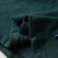 VidaXL Kindershirt met lange mouwen 104 donkergroen - thumbnail