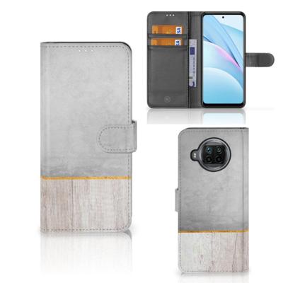 Xiaomi Mi 10T Lite | Book Style Case | Wood Concrete