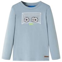 VidaXL Kindershirt met lange mouwen 104 lichtblauw - thumbnail